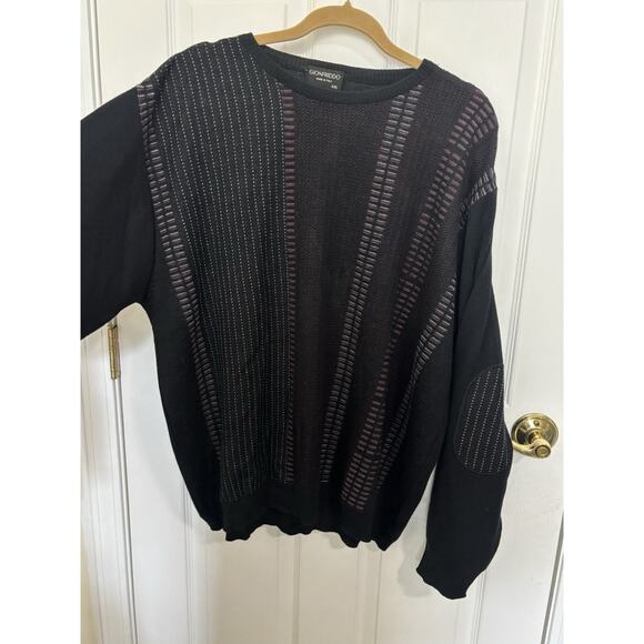 Gionfriddo Merino Wool Blend Men’s Sweater Size XXL Italy Elbow Patches - Picture 5 of 6